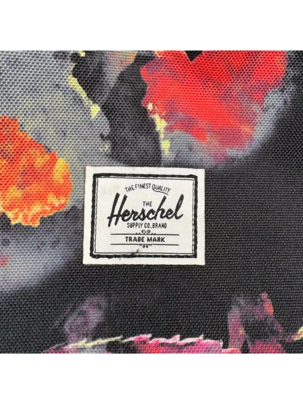 Herschel Supply Company Backpack Watercolor Floral Black Purple